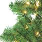 The Gerson Company 7" Pre-Lit Artificial Montana Pine with White Lights in Green, , large
