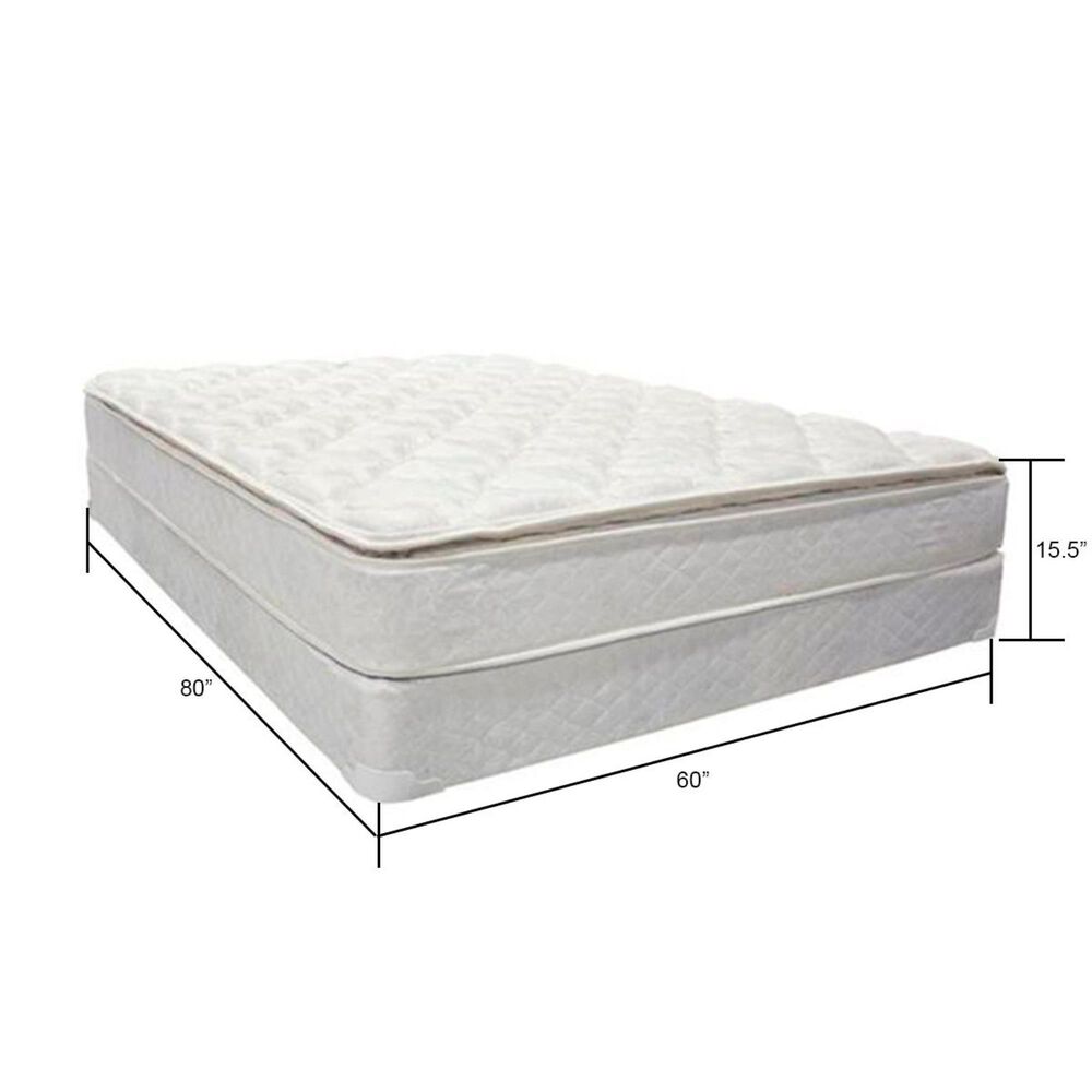 Omaha Bedding Celebrity Pillow Top Plush Queen Mattress With High Profile Box Spring Nebraska Furniture Mart