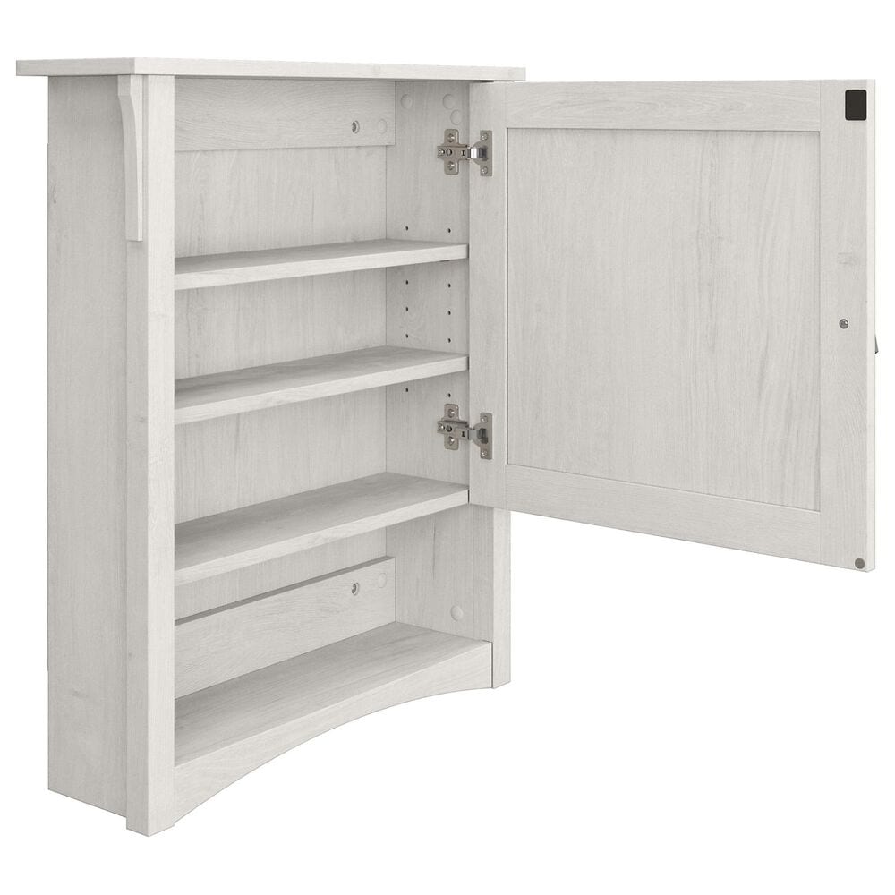 Bush Salinas Bathroom Bathroom Medicine Cabinet in Linen White Oak, , large