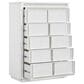Millenium Chalanna 5-Piece King Bedroom Set in White Lacquer, , large