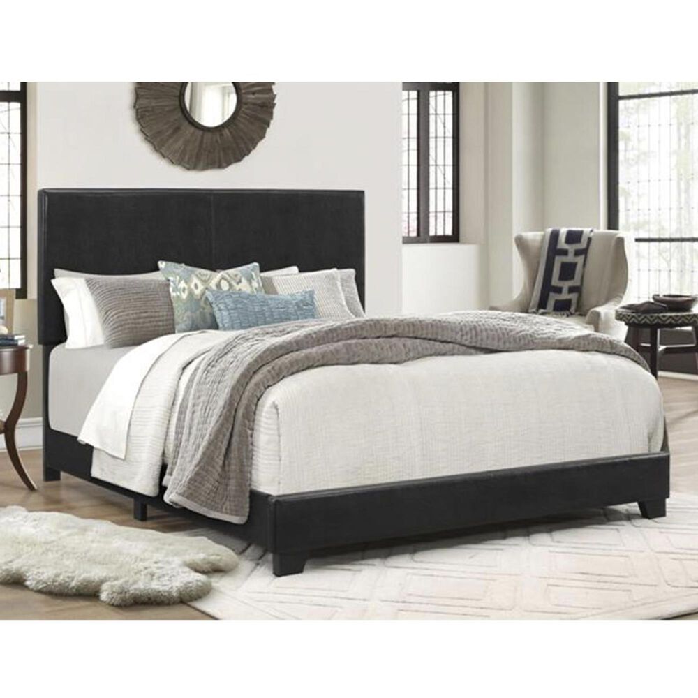 Claremont Erin Full Panel Bed in Black, , large