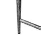 Furniture of America Lalia End Table with Tempered Glass Top and Bullnose Edge in Gun Metal, , large