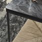 Ashley Minrich Coffee Table in Black and Natural, , large