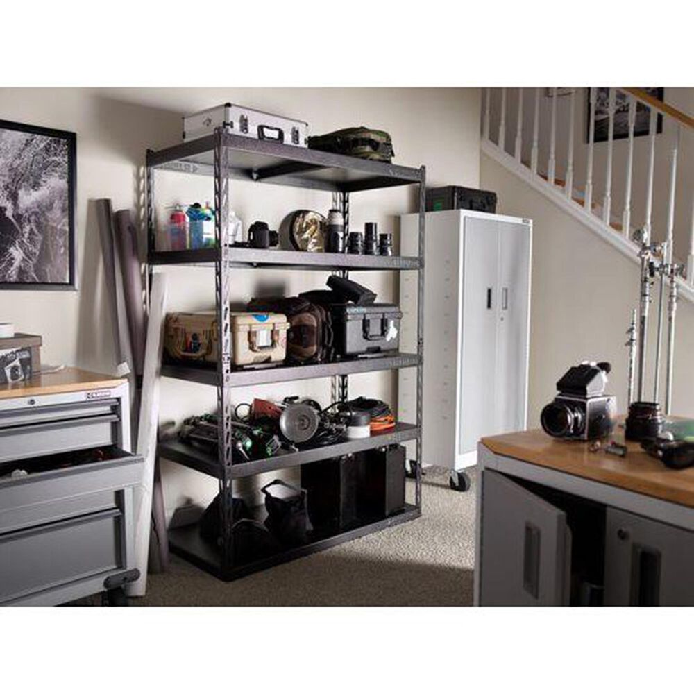 Gladiator 48" Wide Ez Connect Rack with Five 24" Deep Shelves in