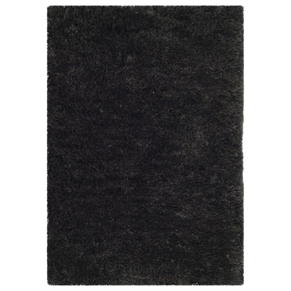 Safavieh Sheep Shag SSG120C 2"6" x 4" Charcoal Area Rug, , large