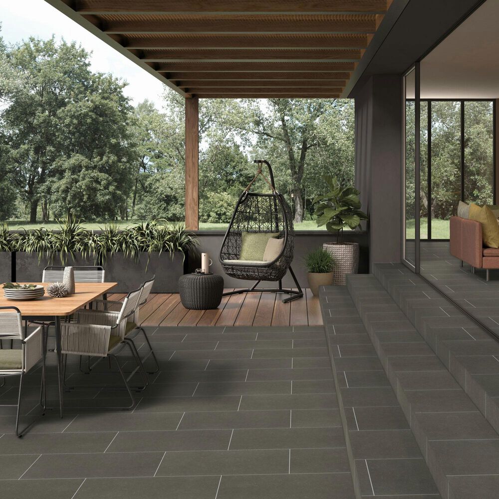 MS International Dimensions Concrete 12&quot; x 24&quot; Porcelain Tile, , large