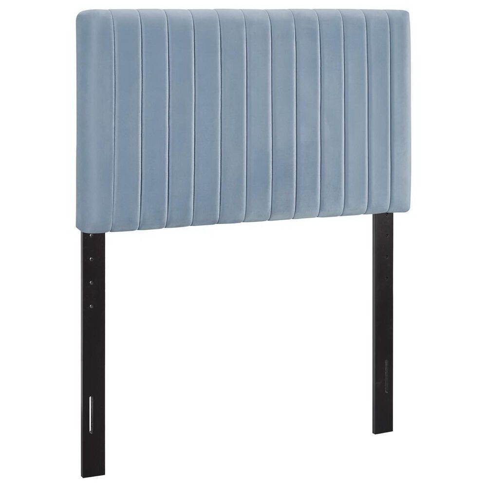 Modway Keira Upholstered Twin Headboard in Light Blue, , large