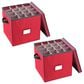 Timberlake Ornament Storage Box in Red (Set of 2), , large