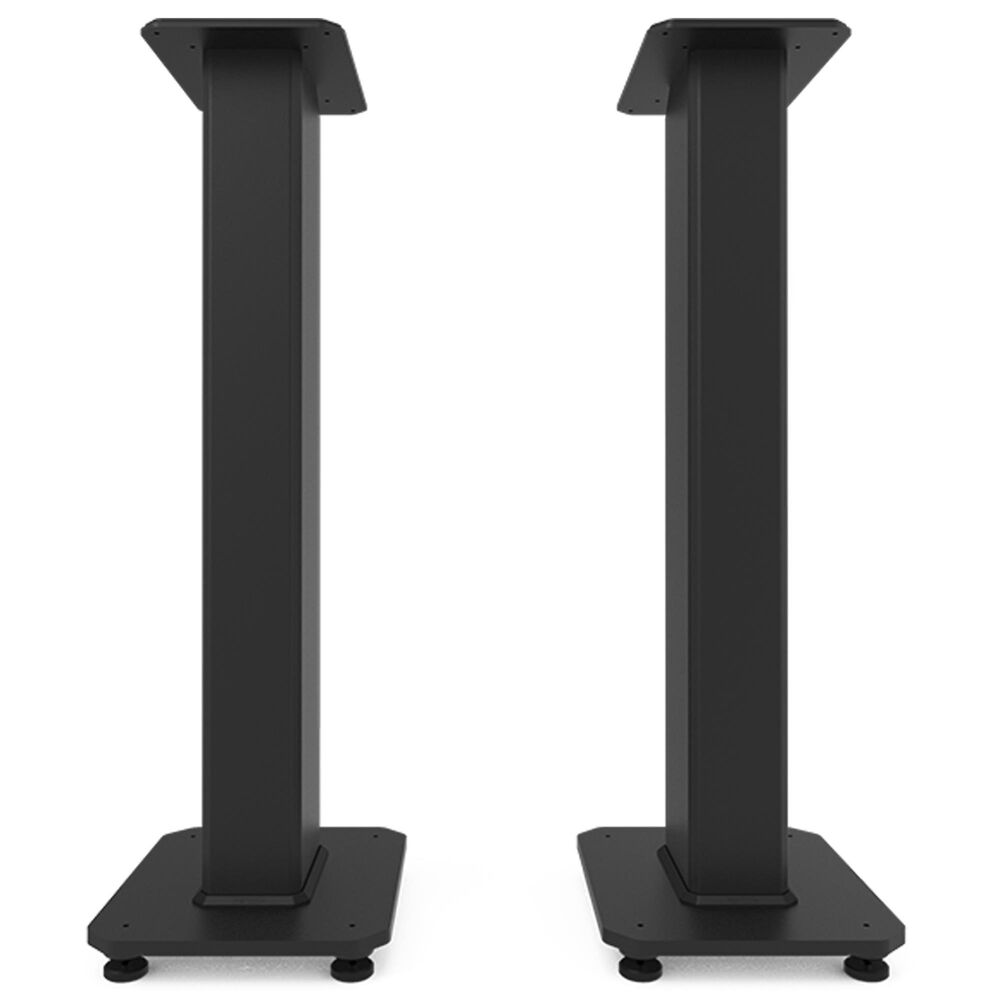 Kanto 30" Fillable Speaker Floor Stands in Matte Black (Set of 2), , large