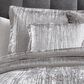 Hallmart Collectibles Crinkle 7-Piece King Comforter Set in Silver, , large