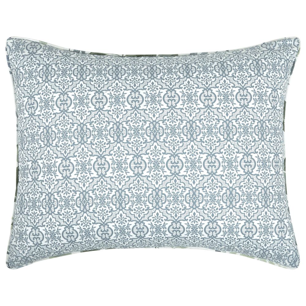 Royal Court Evergreen 4-Piece Full Comforter Set in Blue, , large