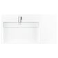 James Martin Vanities Linear 36" Single Bathroom Vanity in Mid Century Walnut with 13 cm Glossy White Solid Surface Top and Rectangular Sink, , large
