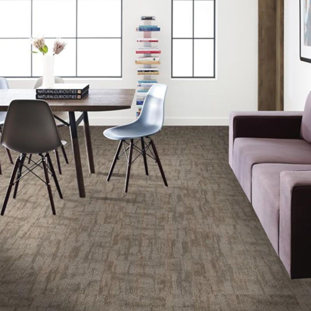 Shaw Crackled 24&quot; x 24&quot; Carpet Tile in Compose, , large