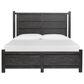 Nicolette Home Plum Creek 4-Piece King Panel Bedroom Set in Ravenwood Black, , large
