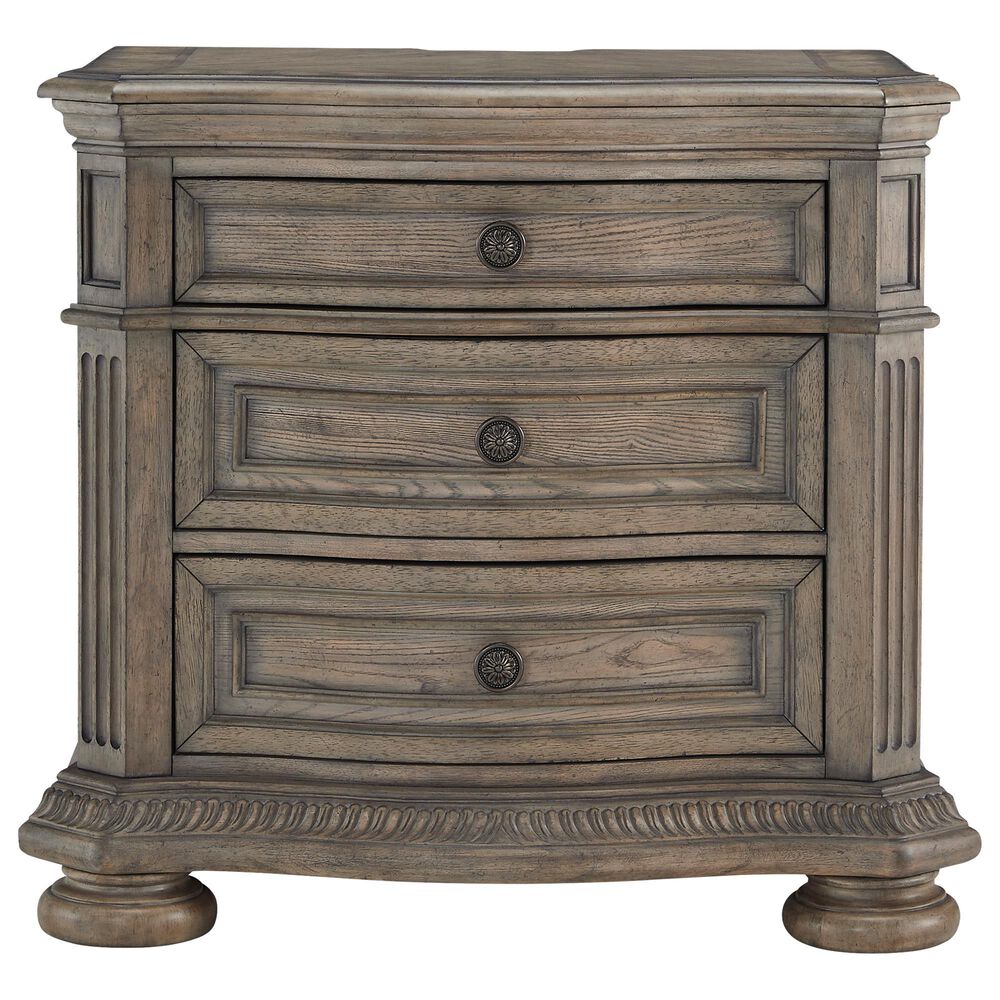 Ashley Ardenfield 3-Drawer Nightstand in Light Brown, , large