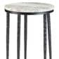 Slatehouse Celia Round Accent Table in Black and White, , large