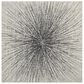 Safavieh Evoke EVK228K 5"1" Square Black and Ivory Area Rug, , large