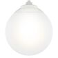 Hunter Hepburn 1-Light Semi-Flush Mount in Matte White, , large