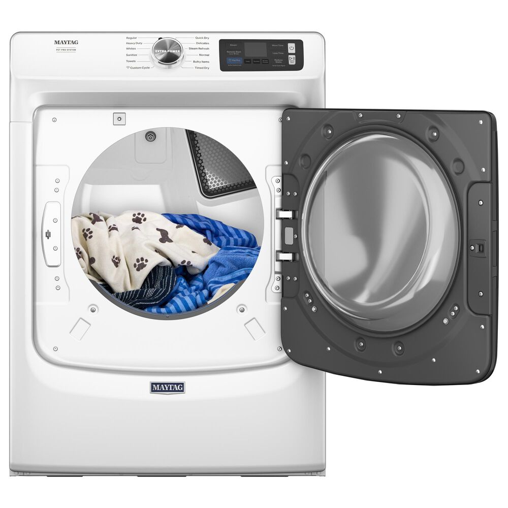 Maytag 7.3 Cu. Ft. Capacity Front Load Electric Dryer in White, , large