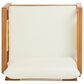 HOMLUX 4-Pieces Outdoor Conversation Set in Beige and Brown, , large