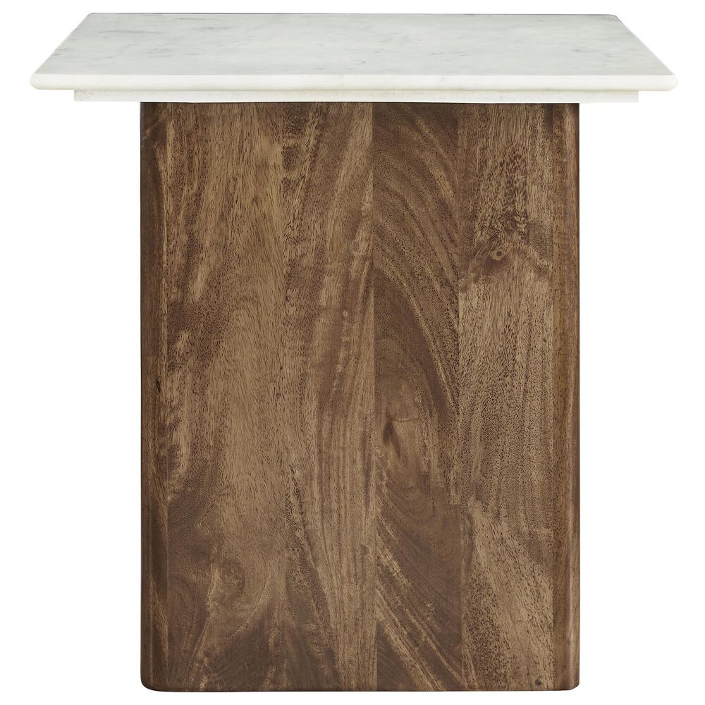 Ashley Isanti End Table in Light Brown and White, , large