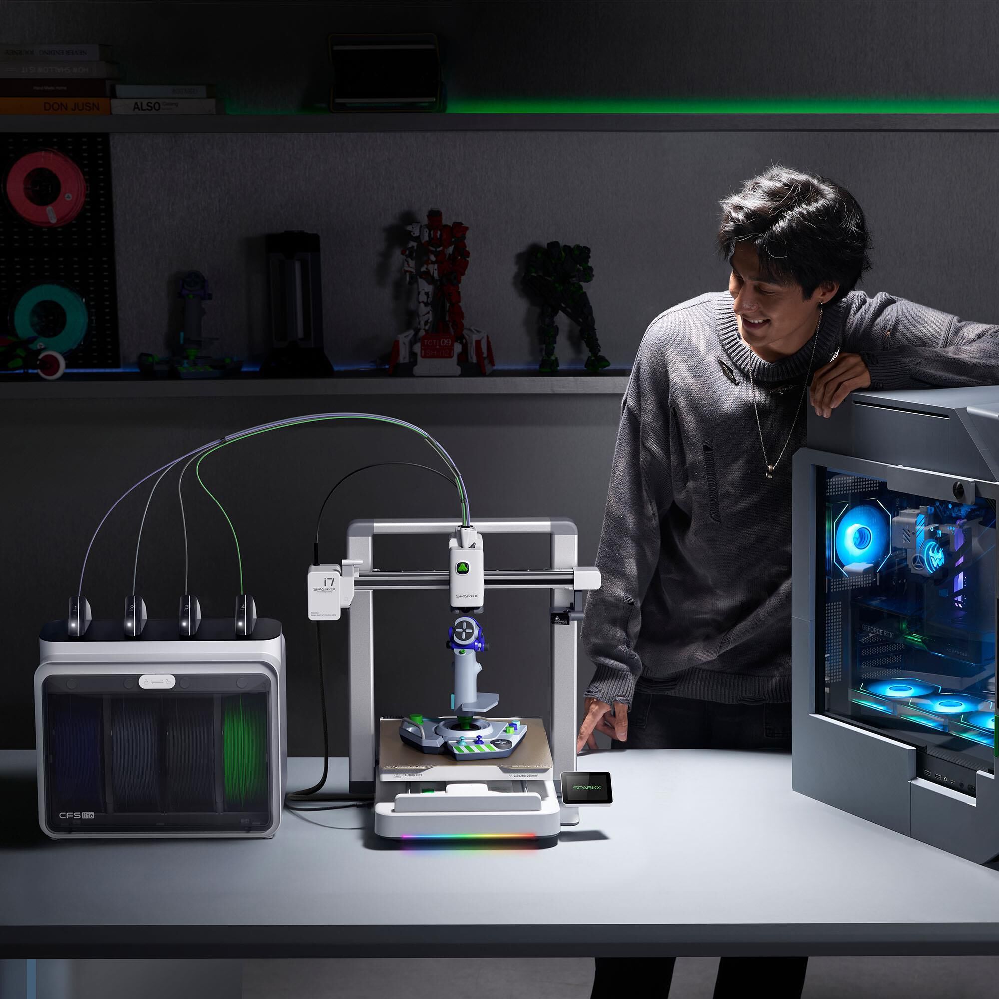 Creality 3D Technology SPARKX i7 Color Combo 3D Printer