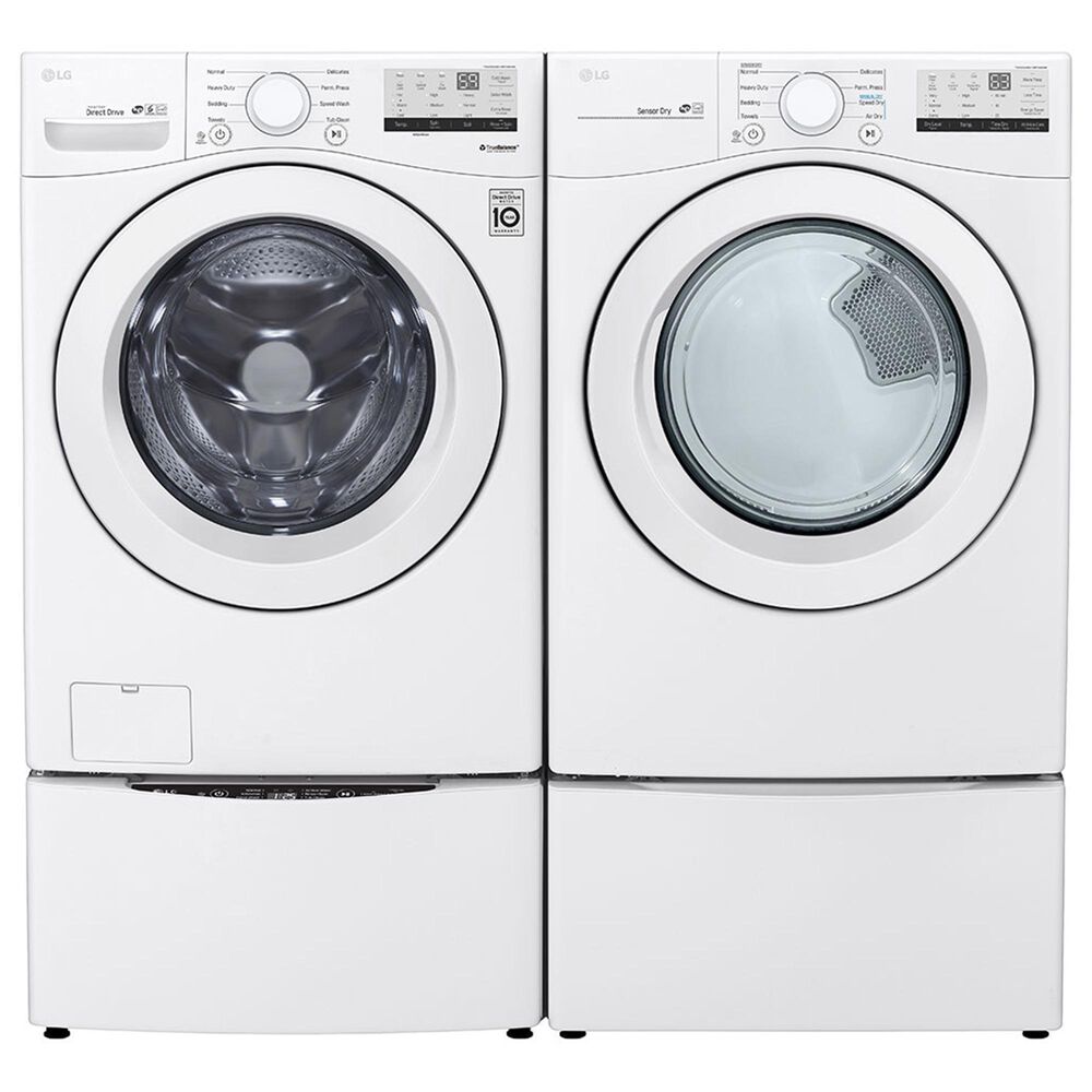LG 7.4 Cu. Ft. Ultra Large Capacity Gas Dryer in White, , large