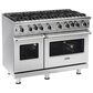 Viking Range 48" Gas Range with 8 Burners in Stainless Steel, , large