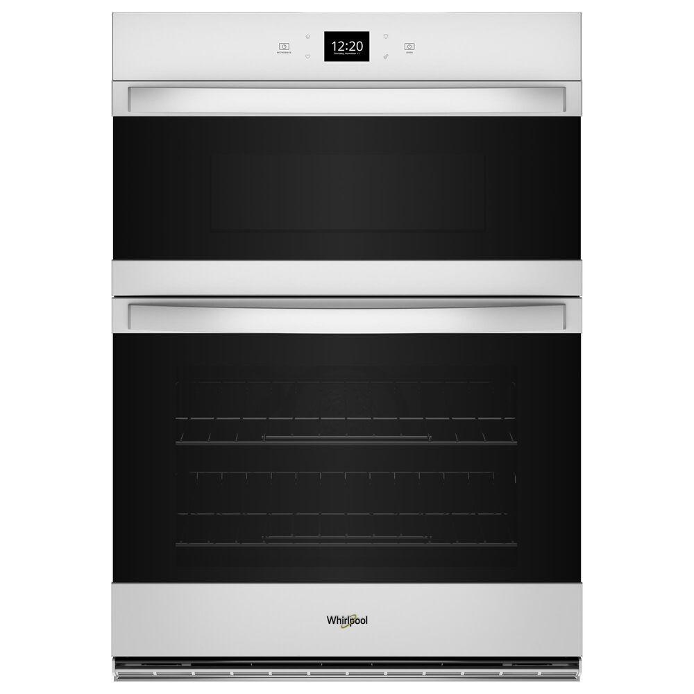 Whirlpool 30" Smart Built-In Electric Combination Wall Oven with Air Fry in White, , large