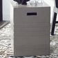 Safavieh Monterey Patio Accent Stool in Dark Gray, , large
