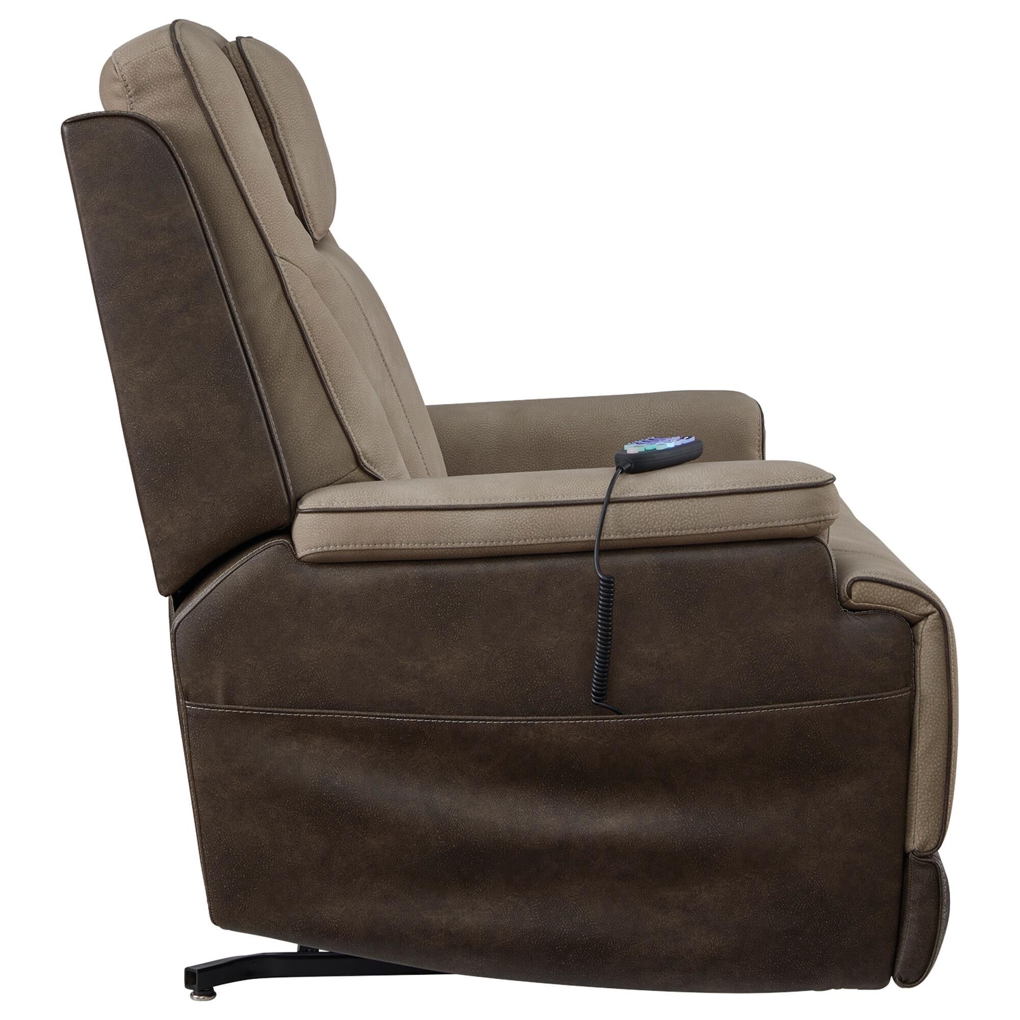 Ashley 4Z-Peaceful Pause Power Lift Recliner in Sand