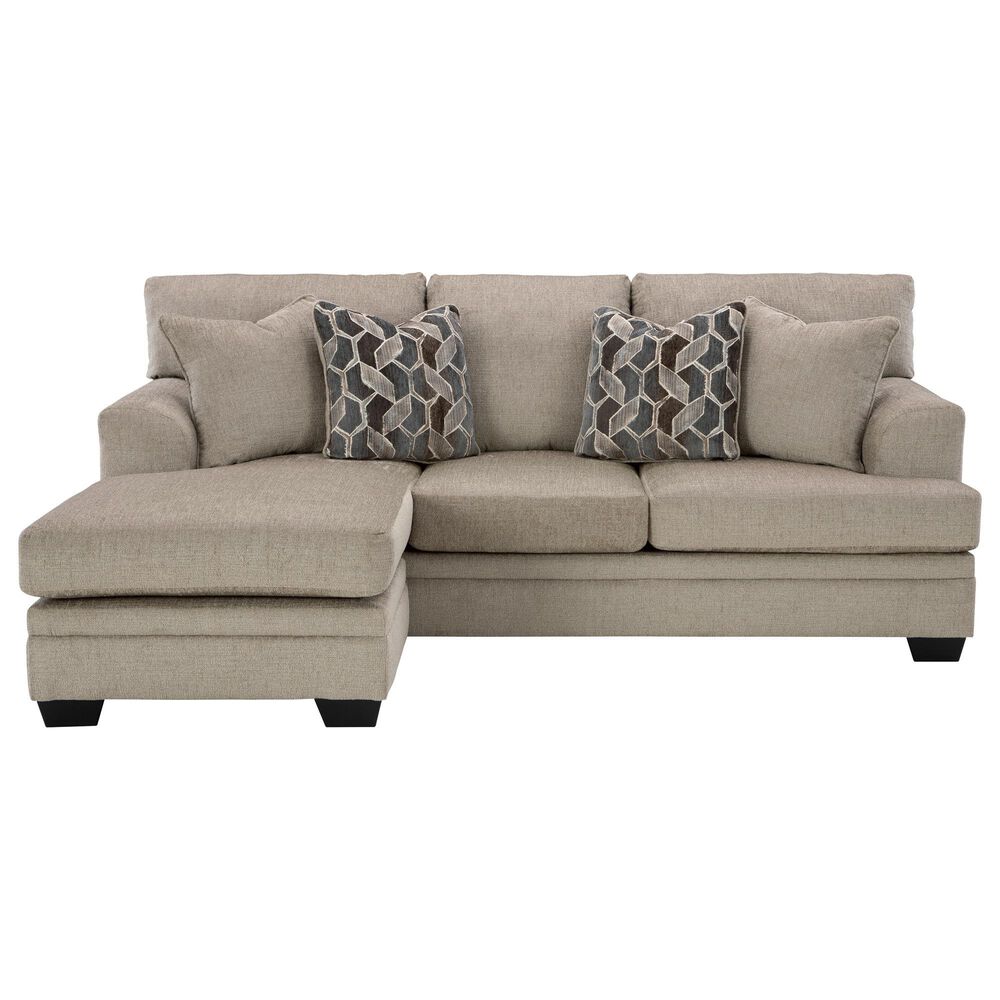 Ashley Stonemeade Stationary Sofa Chaise in Taupe, , large