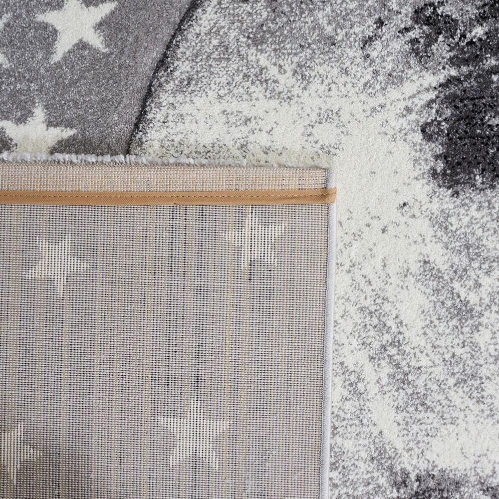 Safavieh Carousel 3&#39; Square Light Grey and White Kids  Area Rug, , large