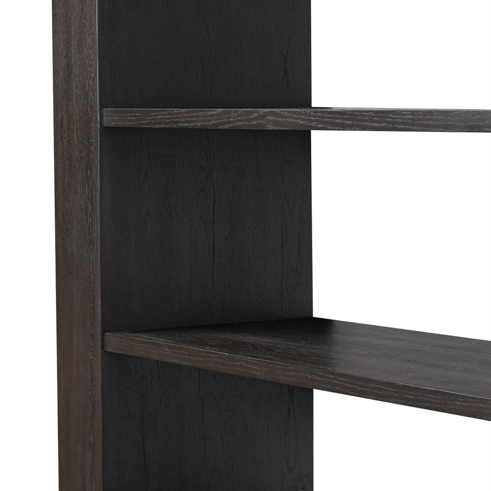 Four Hands Fisher 6-Shelf Bookcase in Smoked Black, , large
