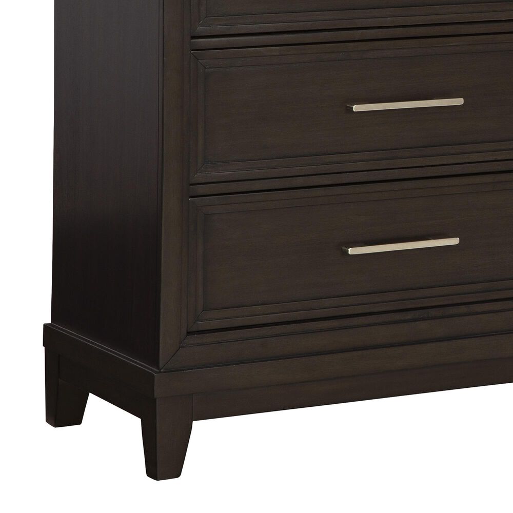 Ashley Neymorton 6-Drawer Dresser and Mirror in Dark Grayish Brown, , large