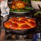 Lodge Seasoned Cast Iron Baker"s Skillet in Black, , large