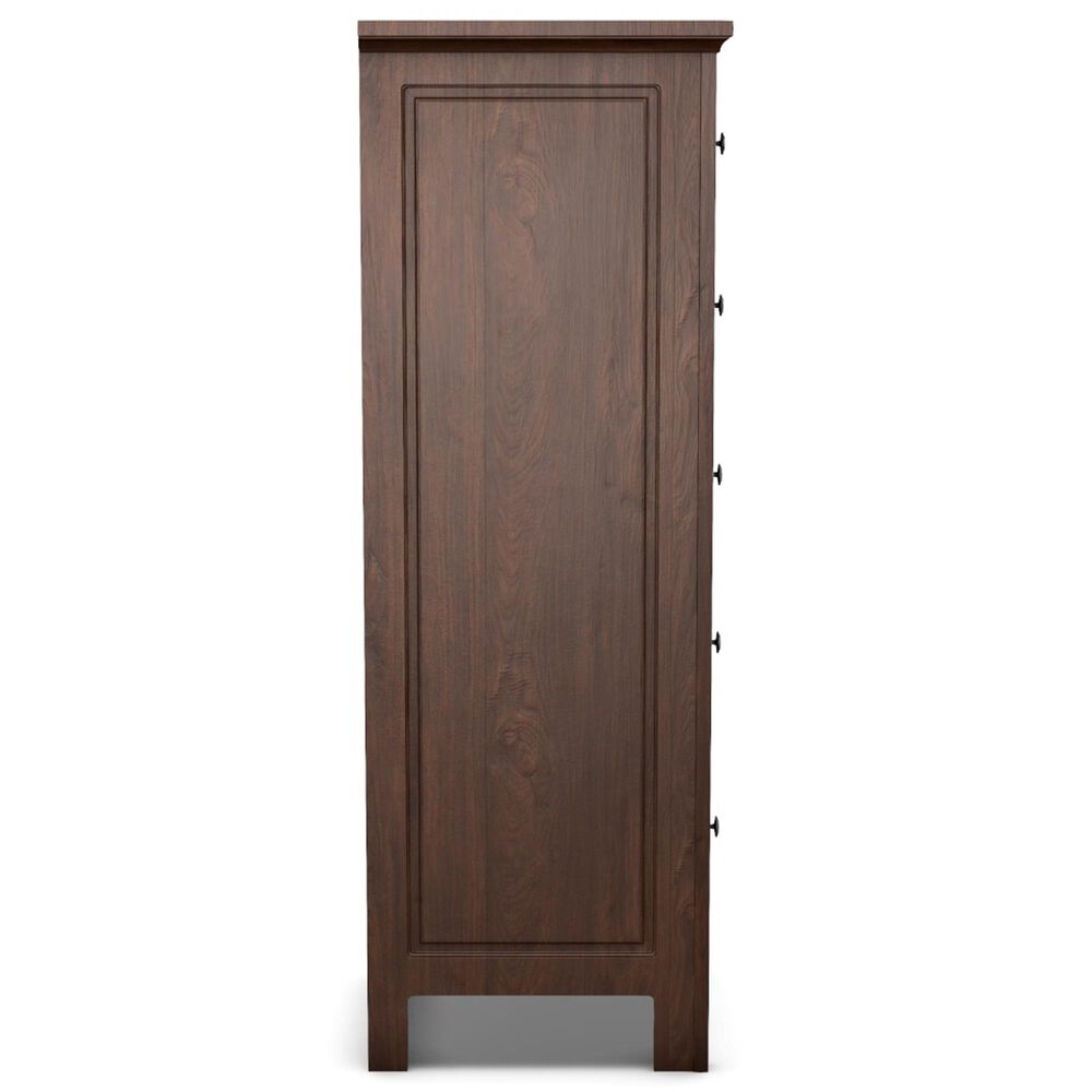 Archbold Furniture Heritage 5 Drawer Lingerie Chest in Brown Mahogany, , large