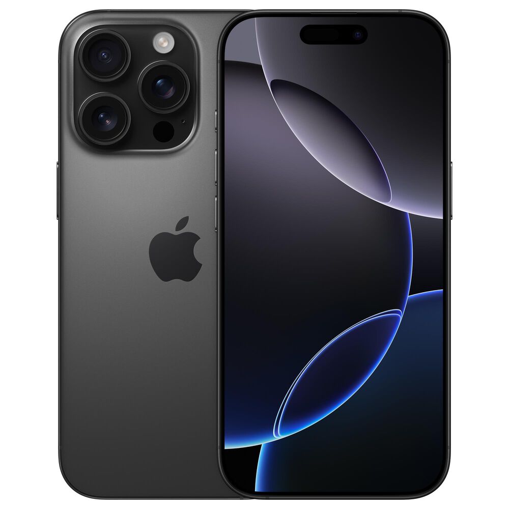 Apple iPhone 16 Pro 128GB in Black Titanium, , large