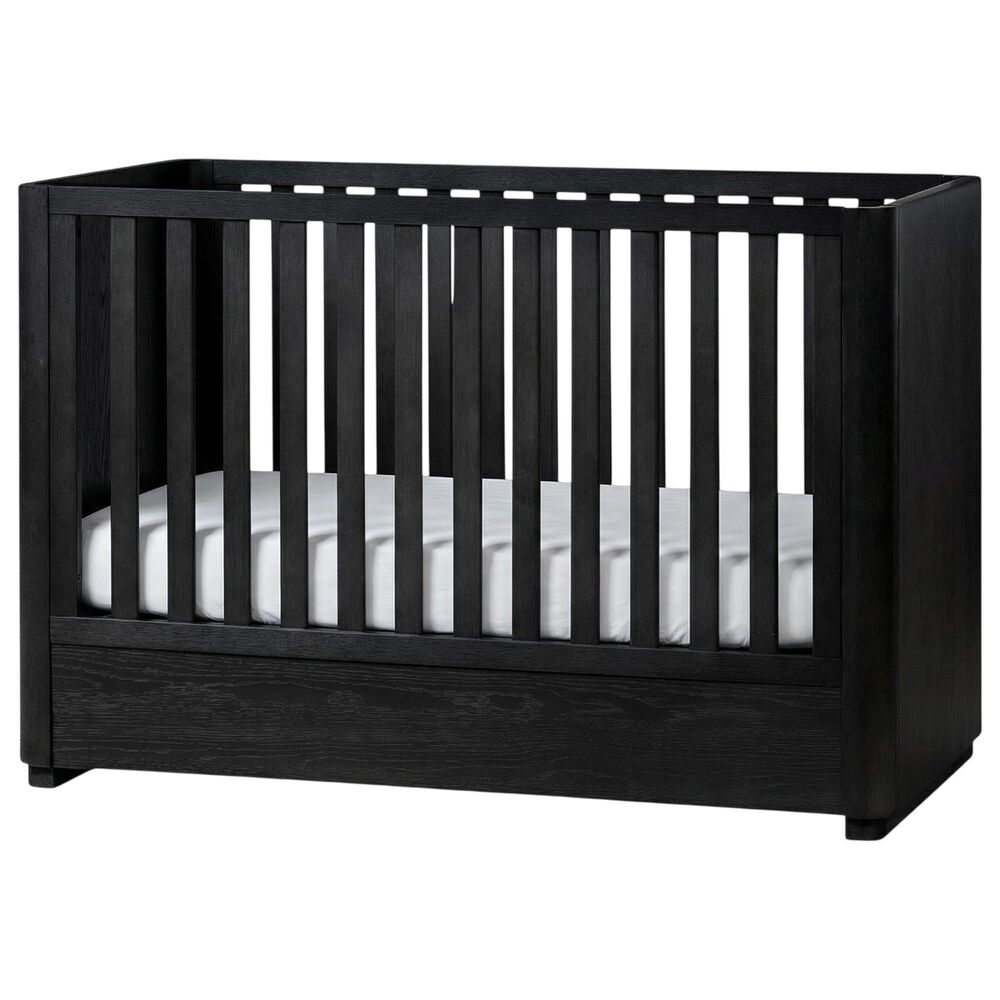 Eastern Shore Modena 3-in-1 Classic Crib with Toddler Rail in Midnight Blue, , large