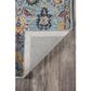 Momeni Ibiza IBI-04 8" x 10" Blue Area Rug, , large