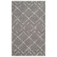 Safavieh Arizona Shag ASG743D 4" x 6" Grey and Ivory Area Rug, , large