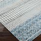Surya Lavadora LVR-2335 2"7" x 7"3" Ink Blue, Black, Gray and Light Beige Runner, , large