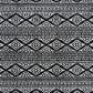 Safavieh Tulum TUL272 2" x 9" Black and Ivory Runner, , large