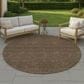 Dalyn Rug Company Soft Essentials Solid Chocolate 8" Round Area Rug, , large