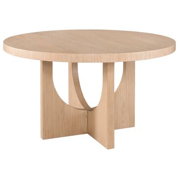 Furniture Worldwide Nomad Round Dining Table in Tech Oak - Table Only, , large