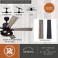 Vaxcel Elkhart 52" LED Ceiling Fan in Black, , large
