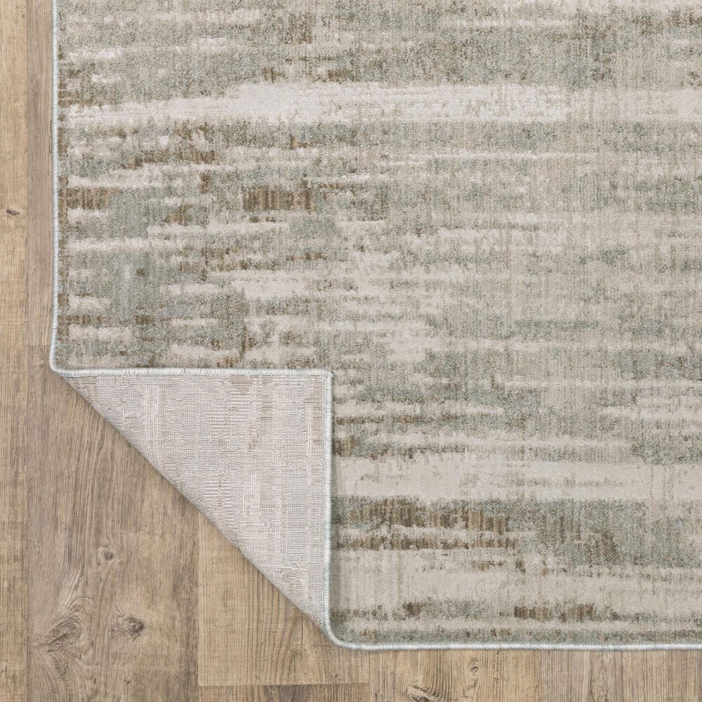Oriental Weavers Mallory MAL07 Beige and Blue 2'3" x 7'6" Runner, , large