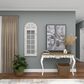 Maple and Jade 20" x 53" Wall Mirror in Distressed White, , large
