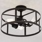 Vaxcel Akron 3-Light Semi Flush Mount in Oil Rubbed Bronze, , large