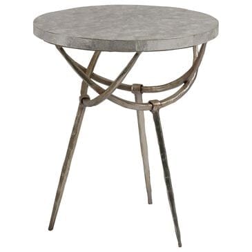 Artistica Metal Sergio Spot Table in White and Champagne, , large